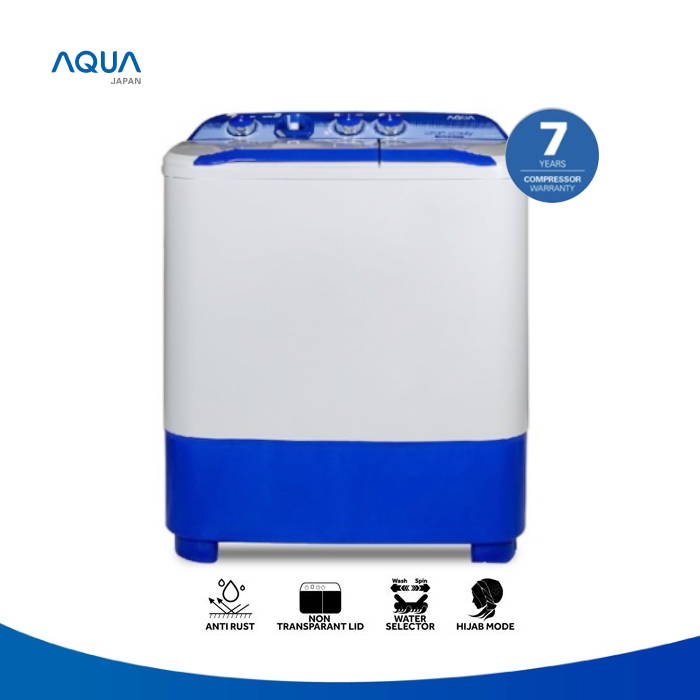 Aqua Mesin Cuci 2 Tabung Twin Tube 7 KG - QW-781XT